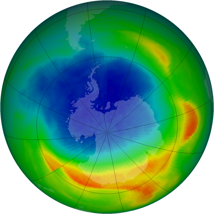 Ozone Map 1988-09-27